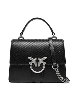 PINKO Torebka Love One Top Handle Mini Light AI 24-25 PLTT 100071 A1VF Czarny ze sklepu MODIVO w kategorii Torebki damskie - zdjęcie 182732566