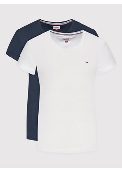 Tommy Jeans Komplet 2 t-shirtów Soft Jersey DW0DW11459 Kolorowy Regular Fit ze sklepu MODIVO w kategorii Bluzki damskie - zdjęcie 182732649