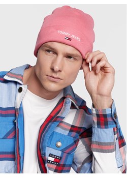 Tommy Jeans Czapka AM0AM10395 Różowy ze sklepu MODIVO w kategorii Czapki zimowe męskie - zdjęcie 182732699