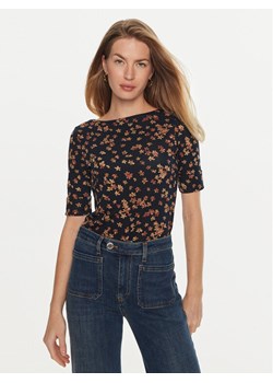 Lauren Ralph Lauren Bluzka 200940521001 Granatowy Slim Fit ze sklepu MODIVO w kategorii Bluzki damskie - zdjęcie 182732769