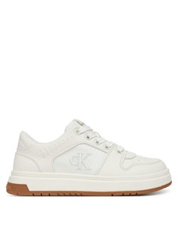 Calvin Klein Jeans Sneakersy Low Cut Lace-Up Sneaker V3X9-82093-1697 M Biały ze sklepu MODIVO w kategorii Buty sportowe dziecięce - zdjęcie 182732817
