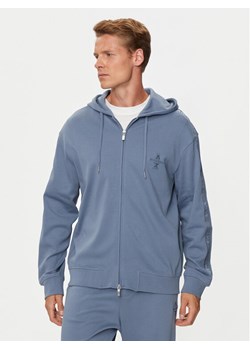 Armani Exchange Bluza 6DZMLC ZJNNZ 15DU Niebieski Regular Fit ze sklepu MODIVO w kategorii Bluzy męskie - zdjęcie 182732879