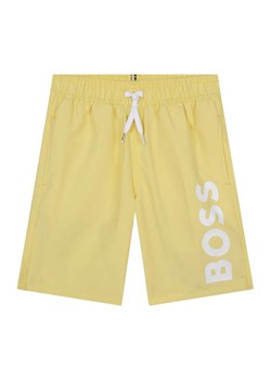 Boss Szorty kąpielowe J24846 S Żółty Regular Fit ze sklepu MODIVO w kategorii Kąpielówki chłopięce - zdjęcie 182732938
