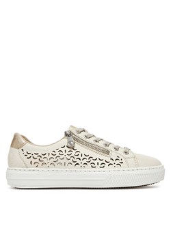 Rieker Sneakersy L5904-60 Beżowy ze sklepu MODIVO w kategorii Buty sportowe damskie - zdjęcie 182733025