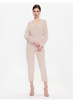 Maryley Kombinezon 23EB527/33PE Beżowy Regular Fit ze sklepu MODIVO w kategorii Kombinezony damskie - zdjęcie 182733048