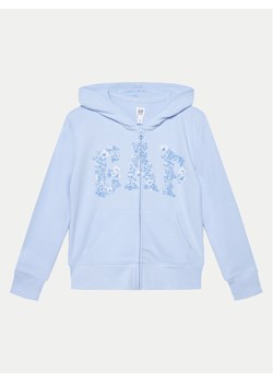 Gap Bluza 890144 Niebieski Regular Fit ze sklepu MODIVO w kategorii Bluzy dziewczęce - zdjęcie 182733066