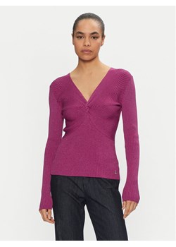 ARTIGLI Sweter ACMA000110 Różowy Slim Fit ze sklepu MODIVO w kategorii Swetry damskie - zdjęcie 182733076