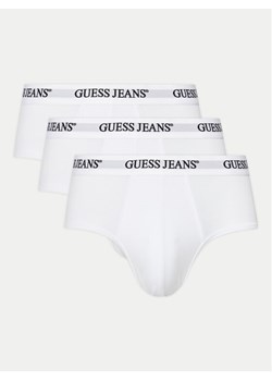 Guess Jeans Komplet 3 par slipów M4BZ43 K6YW1 Biały ze sklepu MODIVO w kategorii Majtki męskie - zdjęcie 182733239
