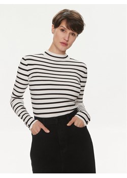 Morgan Sweter 241-MAG Biały Slim Fit ze sklepu MODIVO w kategorii Swetry damskie - zdjęcie 182733307