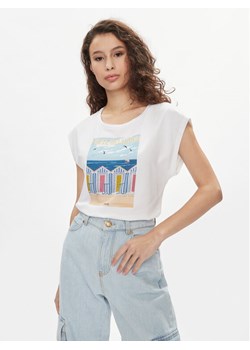Liu Jo Bluzka MA4338 J5003 Biały Regular Fit ze sklepu MODIVO w kategorii Bluzki damskie - zdjęcie 182733436