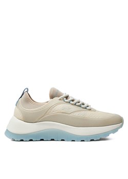 Calvin Klein Sneakersy Runner Lace Up Pearl Mix M HW0HW02079 Beżowy ze sklepu MODIVO w kategorii Buty sportowe damskie - zdjęcie 182733439