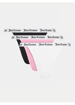 Juicy Couture Komplet 3 par fig brazylijskich JCLBR223520 Kolorowy ze sklepu MODIVO w kategorii Majtki damskie - zdjęcie 182733465