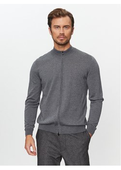 Boss Kardigan Balonso-L 50476347 Szary Regular Fit - id: 0000303387167 - marki BOSS HUGO BOSS - 182733488 Boss Kardigan Balonso-L 50476347 Szary Regular Fit ze sklepu MODIVO w kategorii Swetry męskie - zdjęcie 182733488