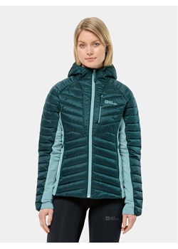 Jack Wolfskin Kurtka outdoor Routeburn Pro Ins Jkt 1207192 Zielony Regular Fit ze sklepu MODIVO w kategorii Kurtki damskie - zdjęcie 182733526