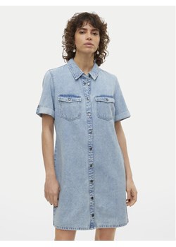 Vero Moda Sukienka jeansowa Jennie 10309665 Niebieski Regular Fit ze sklepu MODIVO w kategorii Sukienki - zdjęcie 182733558