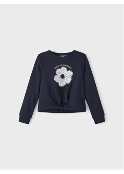 NAME IT Bluza 13219611 Granatowy Regular Fit ze sklepu MODIVO w kategorii Bluzy dziewczęce - zdjęcie 182733625