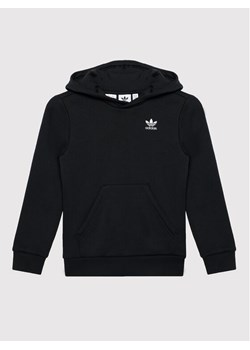 adidas Bluza adicolor H32352 Czarny Regular Fit ze sklepu MODIVO w kategorii Bluzy chłopięce - zdjęcie 182733705