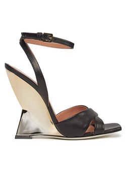 Pollini Sandały SA1602AE1ITEZ000 Czarny - id: 0000303874124 - marki POLLINI - 182733755 Pollini Sandały SA1602AE1ITEZ000 Czarny ze sklepu MODIVO w kategorii Sandały damskie - zdjęcie 182733755