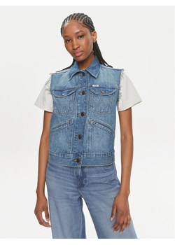 Wrangler Kamizelka 112350356 Niebieski Slim Fit ze sklepu MODIVO w kategorii Kamizelki damskie - zdjęcie 182733839