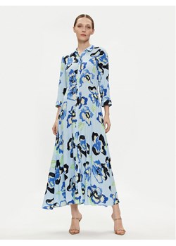 YAS Sukienka koszulowa Savanna 26022663 Niebieski Loose Fit ze sklepu MODIVO w kategorii Sukienki - zdjęcie 182733847