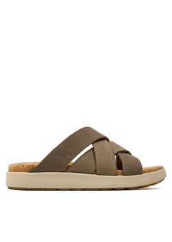 Keen Klapki Elle Mixed 1027277 Brązowy ze sklepu MODIVO w kategorii Klapki damskie - zdjęcie 182733895