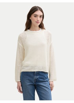Tom Tailor Denim Sweter 1045610 Écru Loose Fit ze sklepu MODIVO w kategorii Swetry damskie - zdjęcie 182733917