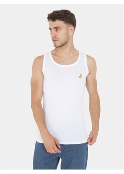 Brave Soul Tank top MV-149FALLEN Biały Slim Fit ze sklepu MODIVO w kategorii T-shirty męskie - zdjęcie 182733937