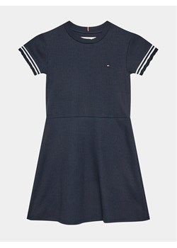 Tommy Hilfiger Sukienka codzienna KG0KG07784 D Granatowy Regular Fit ze sklepu MODIVO w kategorii Sukienki dziewczęce - zdjęcie 182734069