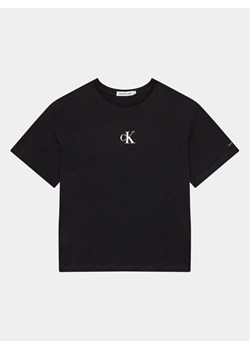 Calvin Klein Jeans T-Shirt IG0IG02136 Czarny Boxy Fit ze sklepu MODIVO w kategorii T-shirty chłopięce - zdjęcie 182734117