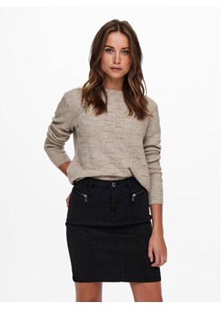 ONLY Sweter 15234745 Beżowy Regular Fit ze sklepu MODIVO w kategorii Swetry damskie - zdjęcie 182734149