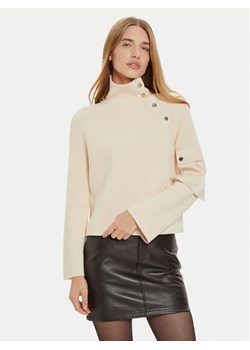 Liu Jo Golf WF4475 MS99E Beżowy Regular Fit ze sklepu MODIVO w kategorii Swetry damskie - zdjęcie 182734159