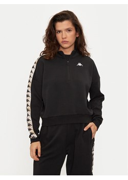 Kappa Bluza Banda Pepitagt 321Q4RW Czarny Relaxed Fit ze sklepu MODIVO w kategorii Bluzy damskie - zdjęcie 182734167