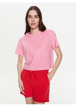 DKNY Sport T-Shirt DP3T9218 Różowy Classic Fit ze sklepu MODIVO w kategorii Bluzki damskie - zdjęcie 182734315