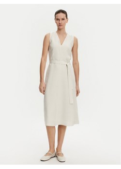 Calvin Klein Sukienka letnia K20K208424 Beżowy Regular Fit ze sklepu MODIVO w kategorii Sukienki - zdjęcie 182734319