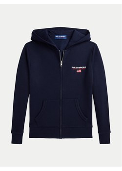 Polo Ralph Lauren Bluza 323962117002 Granatowy Relaxed Fit ze sklepu MODIVO w kategorii Bluzy chłopięce - zdjęcie 182734345