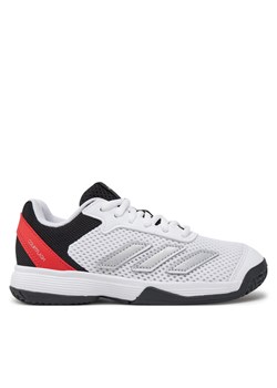 adidas Buty do tenisa Courtflash JI2447 Biały ze sklepu MODIVO w kategorii Buty sportowe dziecięce - zdjęcie 182734357