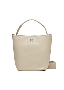Tommy Hilfiger Torebka Th Essential Sc Bucket AW0AW15706 Écru ze sklepu MODIVO w kategorii Torby Shopper bag - zdjęcie 182734487