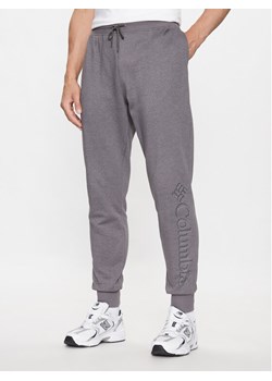 Columbia Spodnie dresowe M CSC Logo™ Fleece Jogger II Szary Regular Fit ze sklepu MODIVO w kategorii Spodnie męskie - zdjęcie 182734568