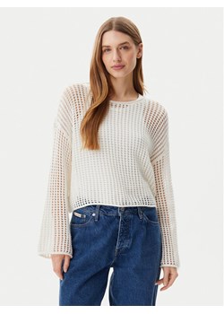 Vans Sweter Mila VN000M9H Écru Loose Fit ze sklepu MODIVO w kategorii Swetry damskie - zdjęcie 182734676