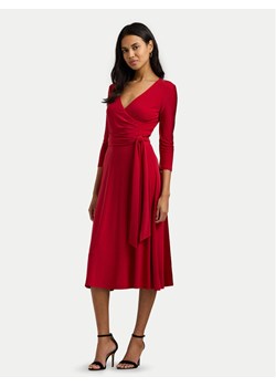 LAUREN RALPH LAUREN Sukienka codzienna 250769904040 Czerwony Regular Fit ze sklepu MODIVO w kategorii Sukienki - zdjęcie 182734699