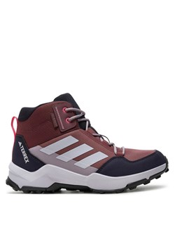 adidas Trekkingi Terrex Ax4r Mid Rain.Rdy IF6519 Brązowy ze sklepu MODIVO w kategorii Buty trekkingowe dziecięce - zdjęcie 182734827