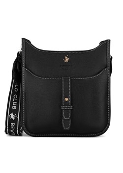 Beverly Hills Polo Club Torebka BHPC-C-016-07 Czarny ze sklepu MODIVO w kategorii Listonoszki - zdjęcie 182735107