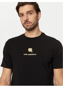 KARL LAGERFELD T-Shirt 755461 551235 Czarny Regular Fit ze sklepu MODIVO w kategorii T-shirty męskie - zdjęcie 182735178