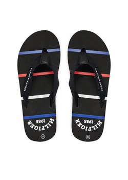 Tommy Hilfiger Japonki T3B8-33447-0058 S Czarny ze sklepu MODIVO w kategorii Klapki dziecięce - zdjęcie 182735245