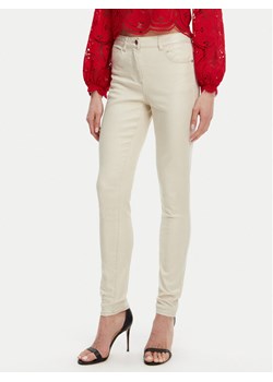 Morgan Jeansy 251-PEWELI Beżowy Slim Fit ze sklepu MODIVO w kategorii Jeansy damskie - zdjęcie 182735296
