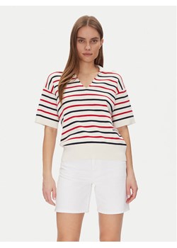 Tommy Hilfiger Sweter Mini Stp Co Open Polo Ss Swt WW0WW45400 Kolorowy Regular Fit ze sklepu MODIVO w kategorii Swetry damskie - zdjęcie 182735548