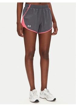 Under Armour Szorty sportowe Fly By 3" 1382438 Szary Loose Fit ze sklepu MODIVO w kategorii Szorty - zdjęcie 182735579