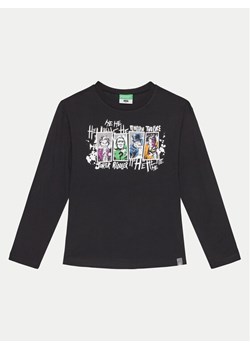 United Colors Of Benetton Bluzka 3ATNC10MG Czarny Regular Fit ze sklepu MODIVO w kategorii T-shirty chłopięce - zdjęcie 182735685