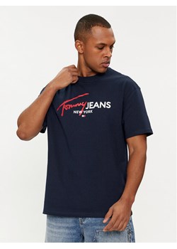 Tommy Jeans T-Shirt Spray Pop Color DM0DM18572 Granatowy Regular Fit ze sklepu MODIVO w kategorii T-shirty męskie - zdjęcie 182735709