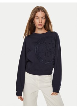 Guess Bluza W4BQ07 K9Z21 Granatowy Regular Fit ze sklepu MODIVO w kategorii Bluzy damskie - zdjęcie 182735777